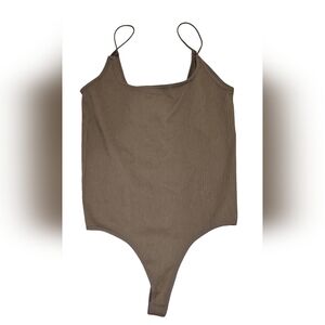 NWT Retrod Brown Fitted Bodysuit Top